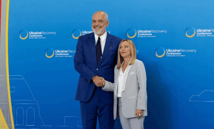 Rama në konferencën për Rimëkëmbjen e Ukrainës, pritet nga Giorgia Meloni