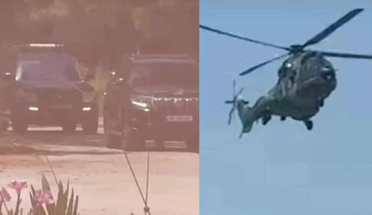 Rama shkon në Vlorë me helikopter ushtarak, eskorta e shoqëron drejt vilës qeveritare