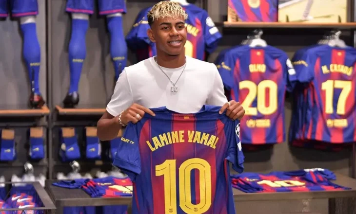 Rekord në shitjen e fanellave të Yamal, Barcelona përfiton 10 milionë euro