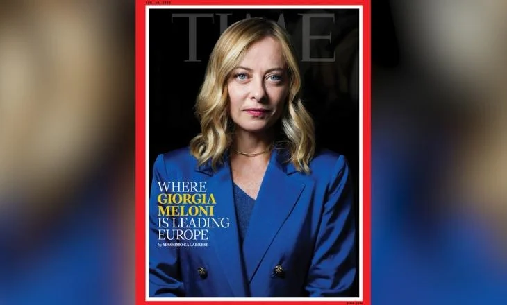 Revista ”Time” nxjerr në kopertinë Giorgia Meloni: Ndër figurat më interesante në Europë