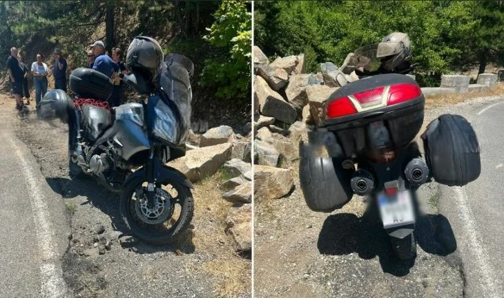Rrëzohet në Qafë Mali turisti me motor, përfundon në spital