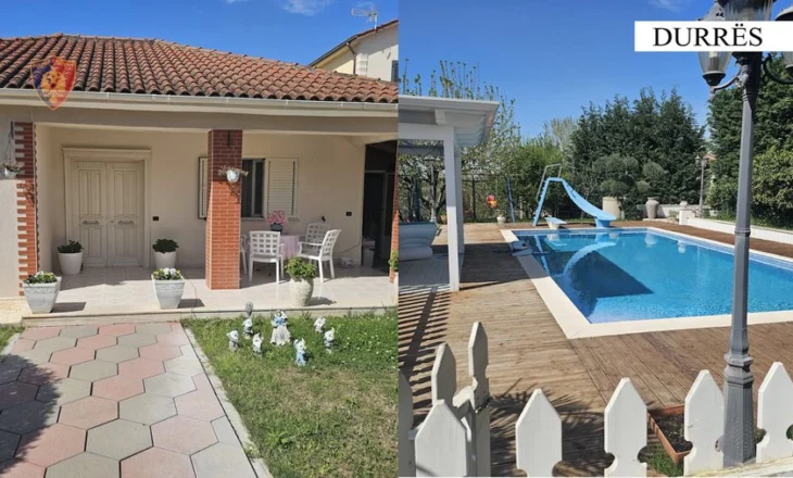 Sekuestrohet vila me pishinë në Durrës