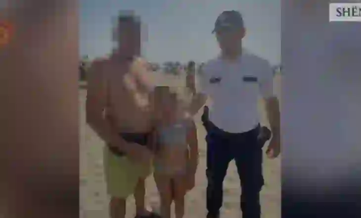Shëngjin/ Policia gjen dhe i kthen familjes vajzën 9-vjeçare nga Kosova që ishte humbur në plazh