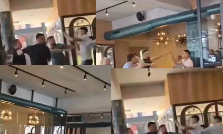 Sherr masiv/ Plasin grushtet dhe gotat e qelqit, përplasen dy grupe (Video)