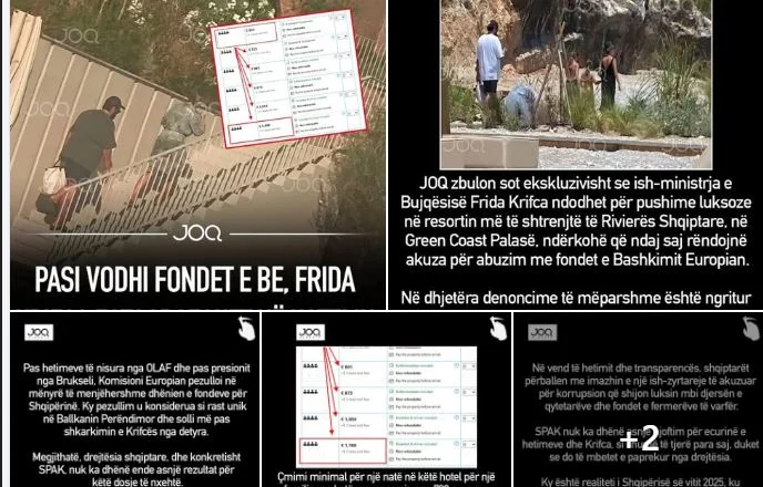 Shpërdoruesja e fondeve të BE sfidon SPAK, Frida Krifca pushime luksi në një nga hotelet më luksoze të jugut