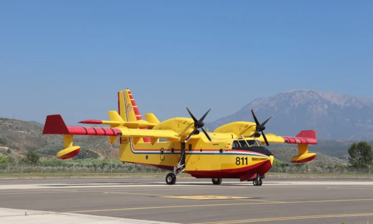Situata e vështirë me zjarret/ BE në ndihmë Shqipërisë, dërgon një avion zjarrfikës Canadair