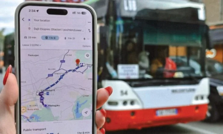 Skandal me transportin publik në Tiranë/Google Maps i çon turistët në drejtim të gabuar, mosrespektim oraresh dhe stres