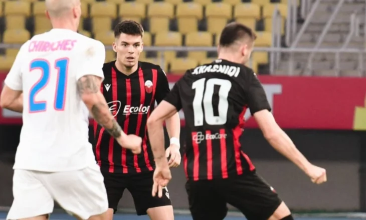 Super Shkëndija, skuadra shqiptare fiton me 10 lojtarë përballë kampionëve të Rumanisë dhe i afrohet kualifikimit historik në Europë
