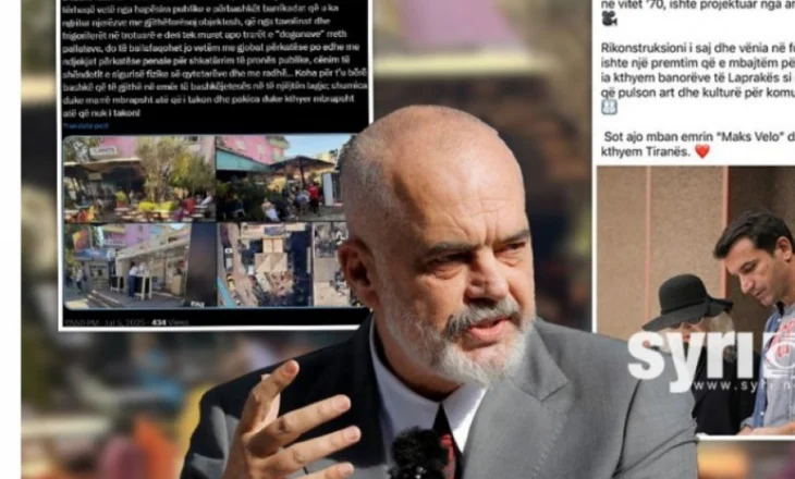 SYRI TV/ Edi Rama kërcënon biznesin me burg, zëvendëson Veliajn edhe në terren
