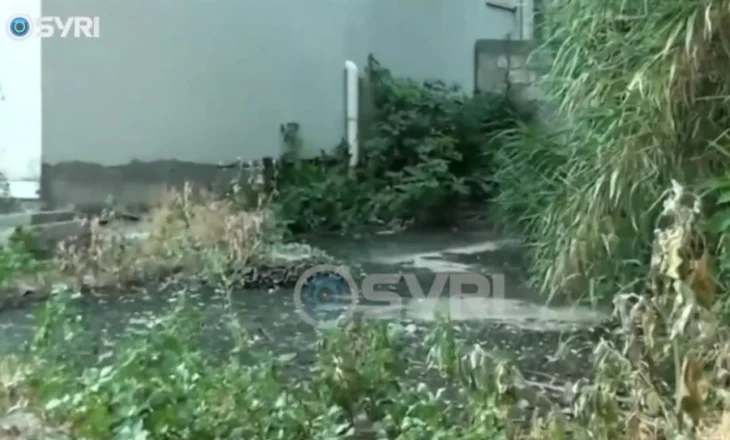 SYRI TV/ Elbasan, ujërat e zeza ‘rrethojnë’ pallatin, dhjetëra banorë në frikë nga infeksionet