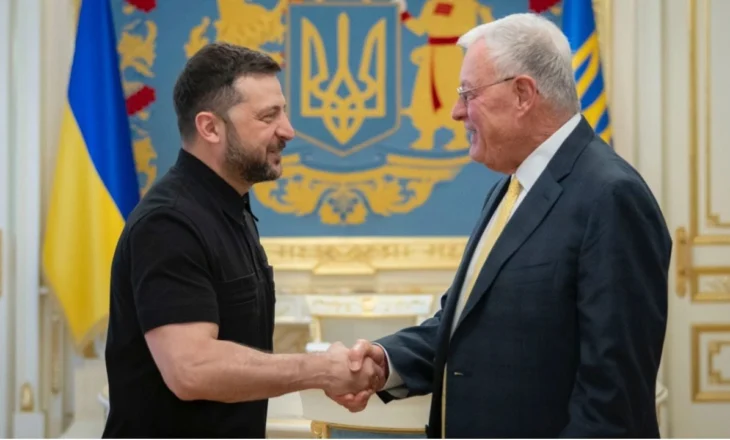 Takimi i Zelenskyt me të dërguarin special të Trump për Ukrainën, presidenti: Diskutuam për armët dhe sigurisht për sanksionet ndaj Moskës