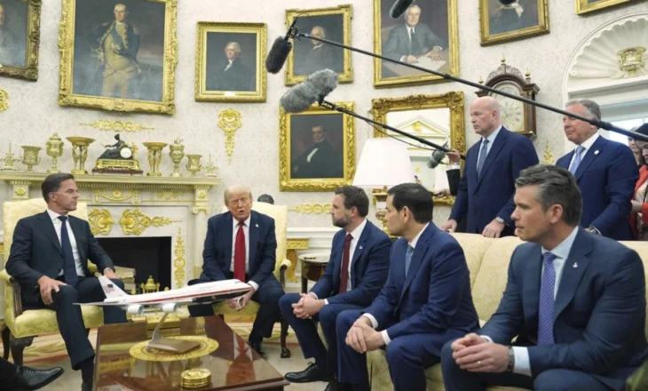 Takimi Rutte-Trump në Shtëpinë e Bardhë, Trump paralajmëron tarifa 100% ndaj Rusisë