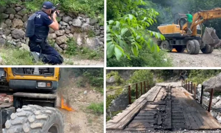 Tensione në Theth, IKMT përplaset me banorët / Hidhet molotov, Policia u drejton armën (VIDEO-FOTO)