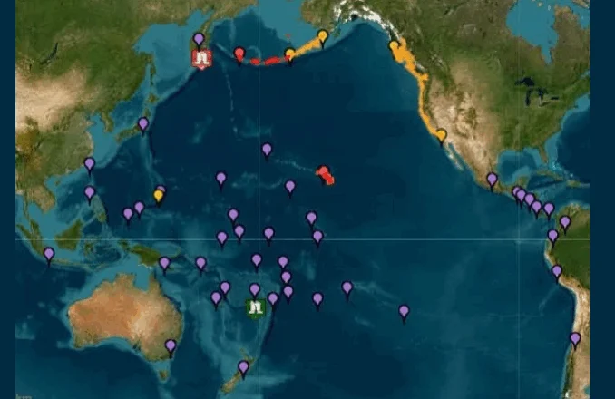 Tërmet 8.7 ballë në Kamchatka, alarm tsunami në dy kontinente – rrezik për brigjet nga Azia në Amerikë