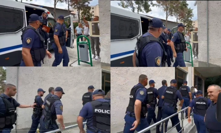 Terrori shtetëror vijon! I burgosuri politik Ervin Salianji shoqërohet në Gjykatë si kriminel i rrezikshëm (VIDEO-FOTO)