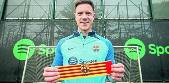 Thellohet konflikti te Barcelona, drejtuesit duan t’ia heqin shiritin e kapitenit Ter Stegenit