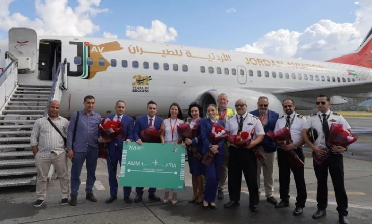 TIA njofton: Linjë e re ajrore mes Shqipërisë dhe Jordanisë