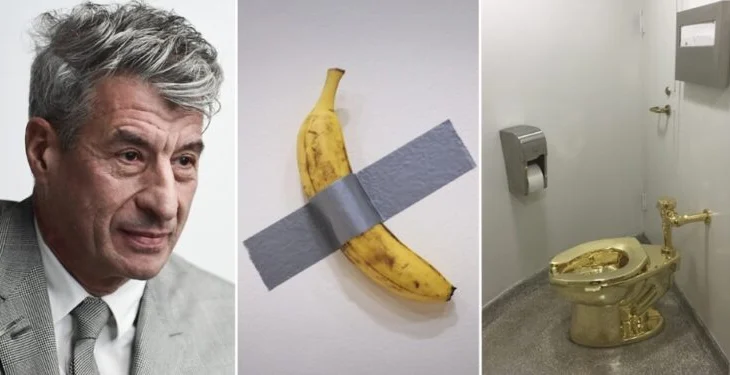 Tualet floriri dhe një banane 6 milionë $/ Kush është artisti që ka “tronditur” botën?