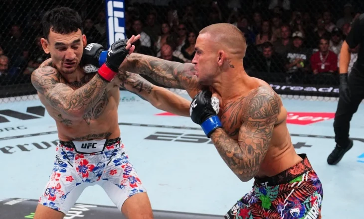 UFC-318/ Max Holloway fiton triologjinë ndaj Dustin Poirier dhe mbron titullin BMF