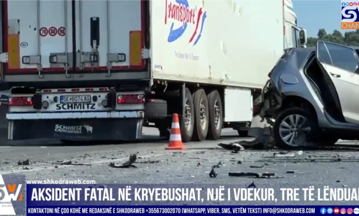 VIDEO – Aksidenti fatal në Kryebushat, vajza e mitur që mbijetoi me nënën e vëllain, dërgohet tek Trauma…