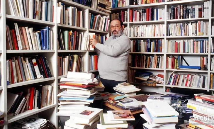 (Video) Nëse keni pyetur ndonjëherë, kështu dukej biblioteka mahnitëse e Umberto Ecos
