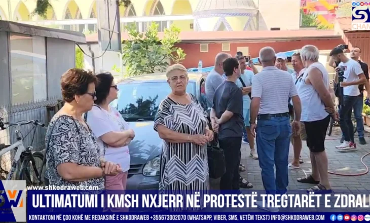 VIDEO – “Për dy muaj, largohuni”, ultimatumi i KMSH- së nxjerr tregtarët e Zdrales në protestë…