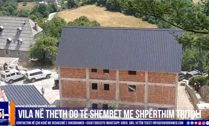 VIDEO – Shpëthim me tritol për të shembur vilën në Theth, policia largon banorët nga zona e rrezikshme…