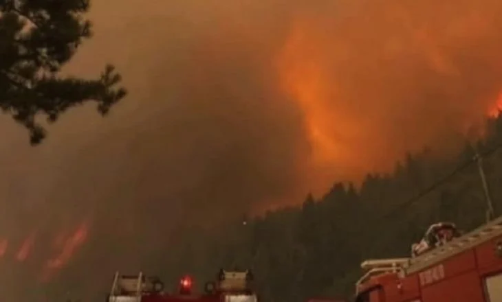 VIDEO/ Zjarr i madh në Korinth, banorët urdhërohen të evakuohen
