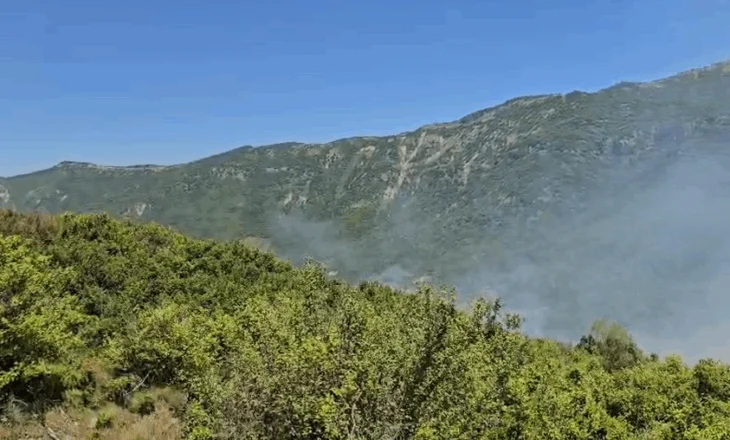 Vijojnë zjarret në Korçë, 87 forca në terren, ndërhyrja e mjeteve zjarrfikëse e vështirë