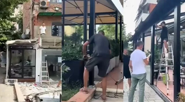 “Vijon lirimi i hapësirave publike në Tiranë,” IMT ndan pamjet: Janë kryer 352 çmontime vullnetare