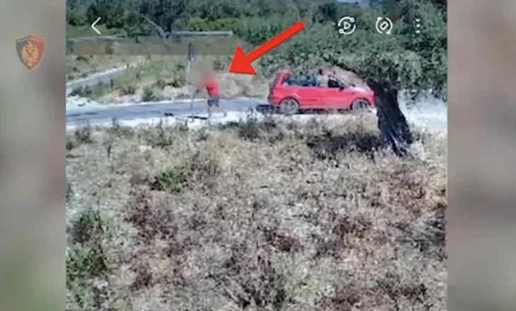 Vlorë – Policia identifikon dhe ndalon autorin që shfaqej në video duke dëmtuar tabelat rrugore