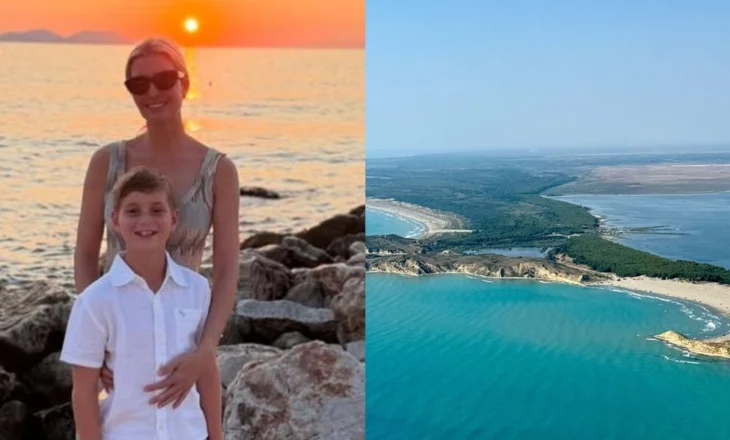 “Zemër e kuqe”/ Vajza e Donald Trump ‘rikthehet’ në Vlorë, e gjithë vëmendja tek Sazani (FOTOT)