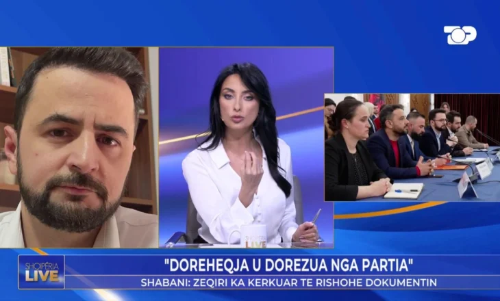 “Zeqiri është mërzitur me Lapajn, ndihet i përdorur”/ Kandidati fiktiv i rrezikon karrigen e deputetit kreut të “Shqipëria Bëhet”? Shabani në “Shqipëria Live”: Nuk ka për ta marrë mandatin