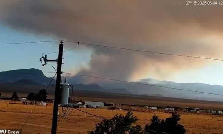 Zjarr i madh pranë “Zonës 51” në Nevada, shpërthejnë teoritë konspirative