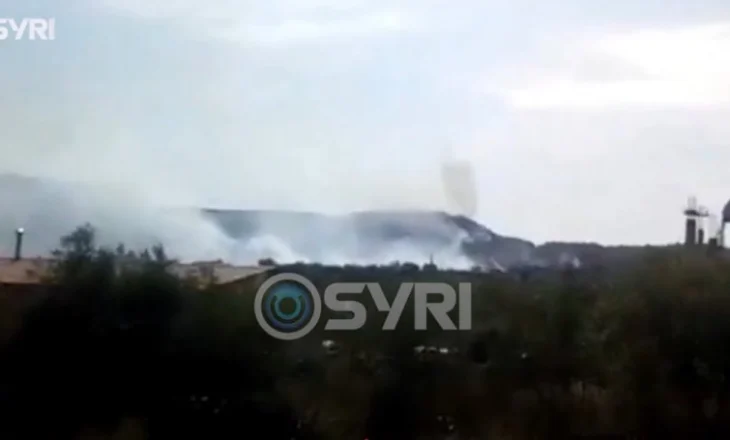 Zjarr masiv në Poshnje të Dimalit, rrezikohen banesat