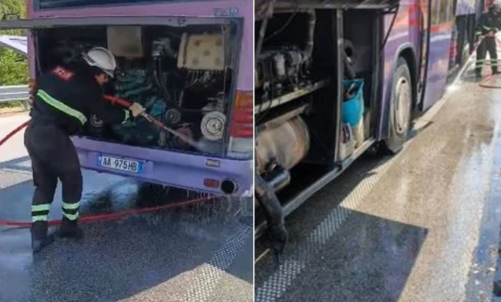 Zjarr në tunelin e Skërficës/ Merr flakë autobusi, zbardhen detajet e para