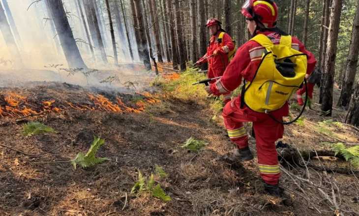 Zjarret kanë përfshirë vendin, 45 automjete zjarrfikëse dhe 485 forca operacionale në terren! 4 helikopterë në gatishmëri