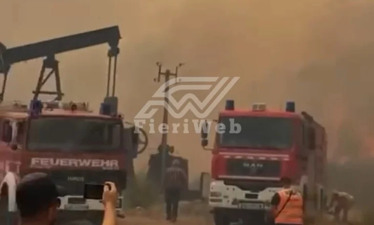 Zjarri në Drenovë përhapet drejt Gorishovës, në ndihmë mbërrijnë edhe zjarrfikëset e ushtrisë
