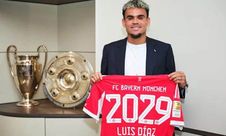 Zyrtare/ Bayern Munich prezanton Luis Diaz, firmos deri në 2029
