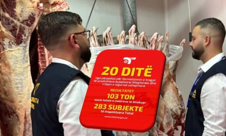 ‘103 ton mallra të bllokuara në 20 ditë”/ Mbyllet faza e parë e aksionit për sigurinë ushqimore
