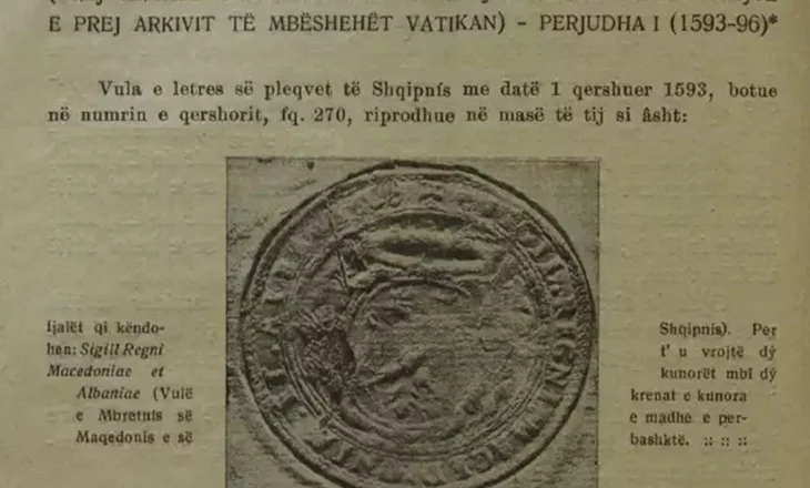 1593/NJË DOKUMENT HISTORIK SHUMË I RËNDËSISHËM