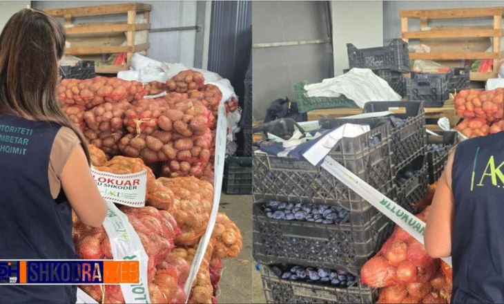 AKU Shkodër bllokon 3 ton fruta- perime jashtë kushteve të ruajtjes, vendosen 8 gjoba për shkelësit…
