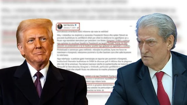 Berisha kapet mat me kontradiktat e tij, ja çfarë deklaronte për Presidentin Trump në vitin 2021