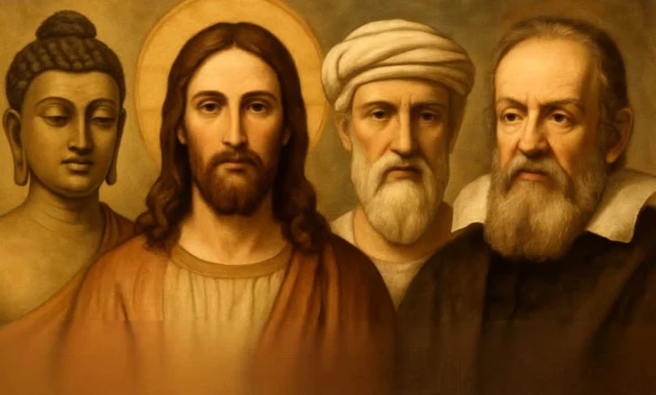 Buda, Krishti, Pitagora dhe Galileu, të pushtetshmit e mëdhenj që na çelën dyert e mendjes dhe të shpirtit