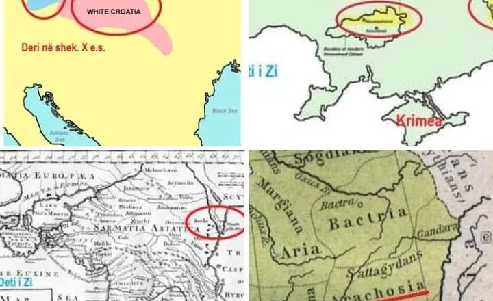 Çfarë nënkupton teoria për prejardhjen josllave, etnogjenezën iraniane të serbëve, kroatëve dhe bullgarëve?
