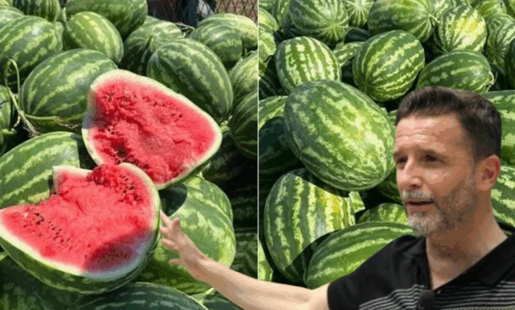 Çmimi bie në 6 lekë/ Braçe apel për qytetarët dhe bizneset: Blini sa më shumë shalqinj, të shpëtojmë bujqit
