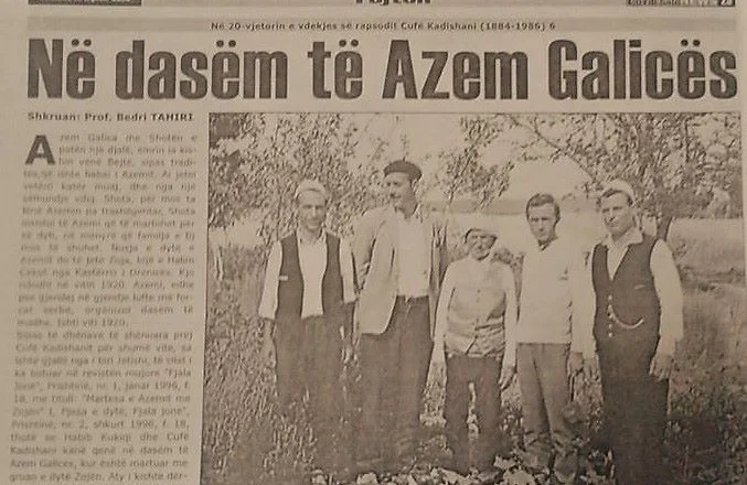 Cufë Kadishani dhe Habib Kukaj rapsodët që kënduan këngën e Oso Kukës në dasmën e Azem Galicës