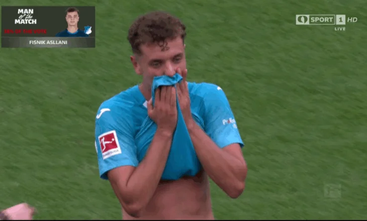 Debutim ëndrrash në Bundesligë për sulmuesin shqiptar! Gol, asist dhe shpallja Lojtari i Ndeshjes