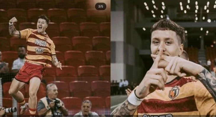 Deklaratë provokuese pas incidentit me shqiptarë/ Futbollisti grek shfaqet me ultras serbë: Shqipëria është Serbi!