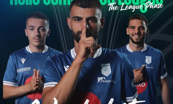 Drita shkruan historinë, kualifikohet në grupet e Conference League
